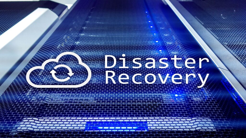 DIsaster recovery Data loss prevention Server room on background - KH Technologies